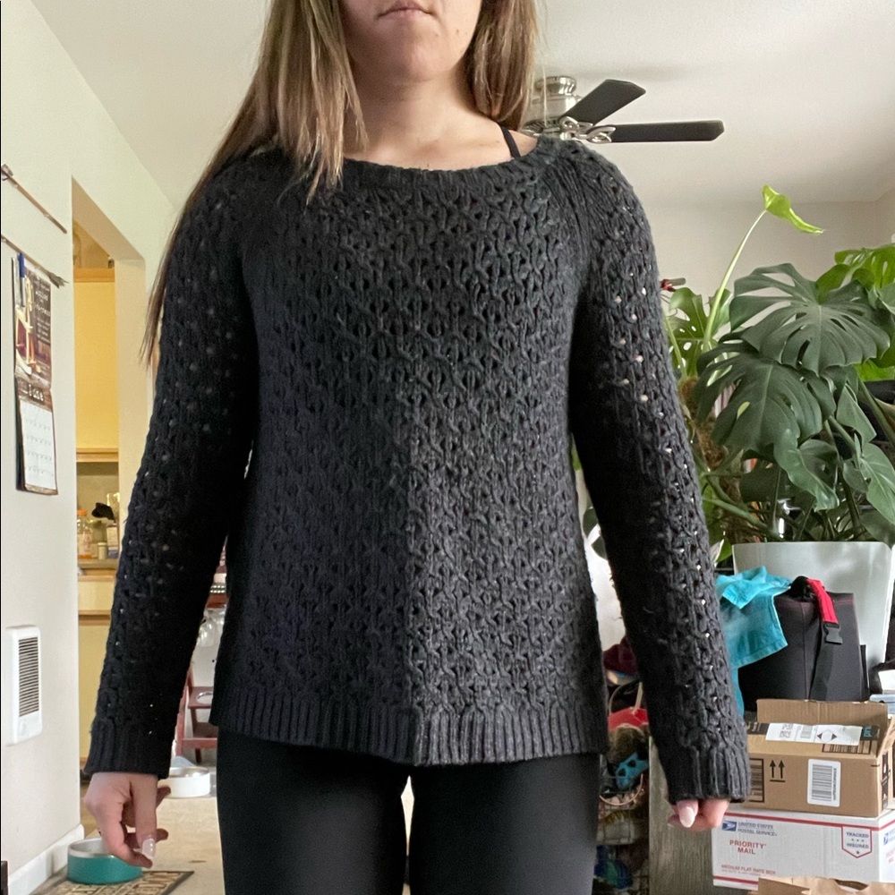 Dark grey oversized sweater